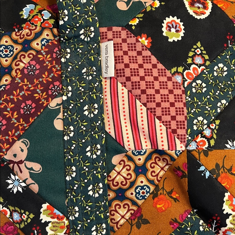Vera Bradley X Anthropologie Weekender Bag Set of 3 Quilted Patchwork - Picture 5 of 11